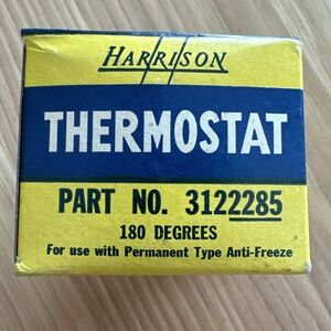 NOS OEM 180 Degree Thermostat Harrison Part No. 3122285. Sealed Box. See Photo